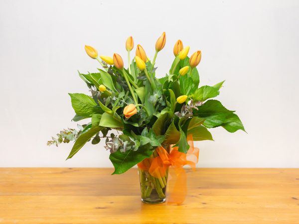Tulips In Vase