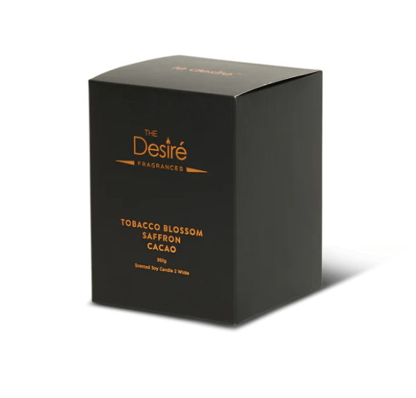 Tobacco Blossom Saffron Cacao Candle - Image 2